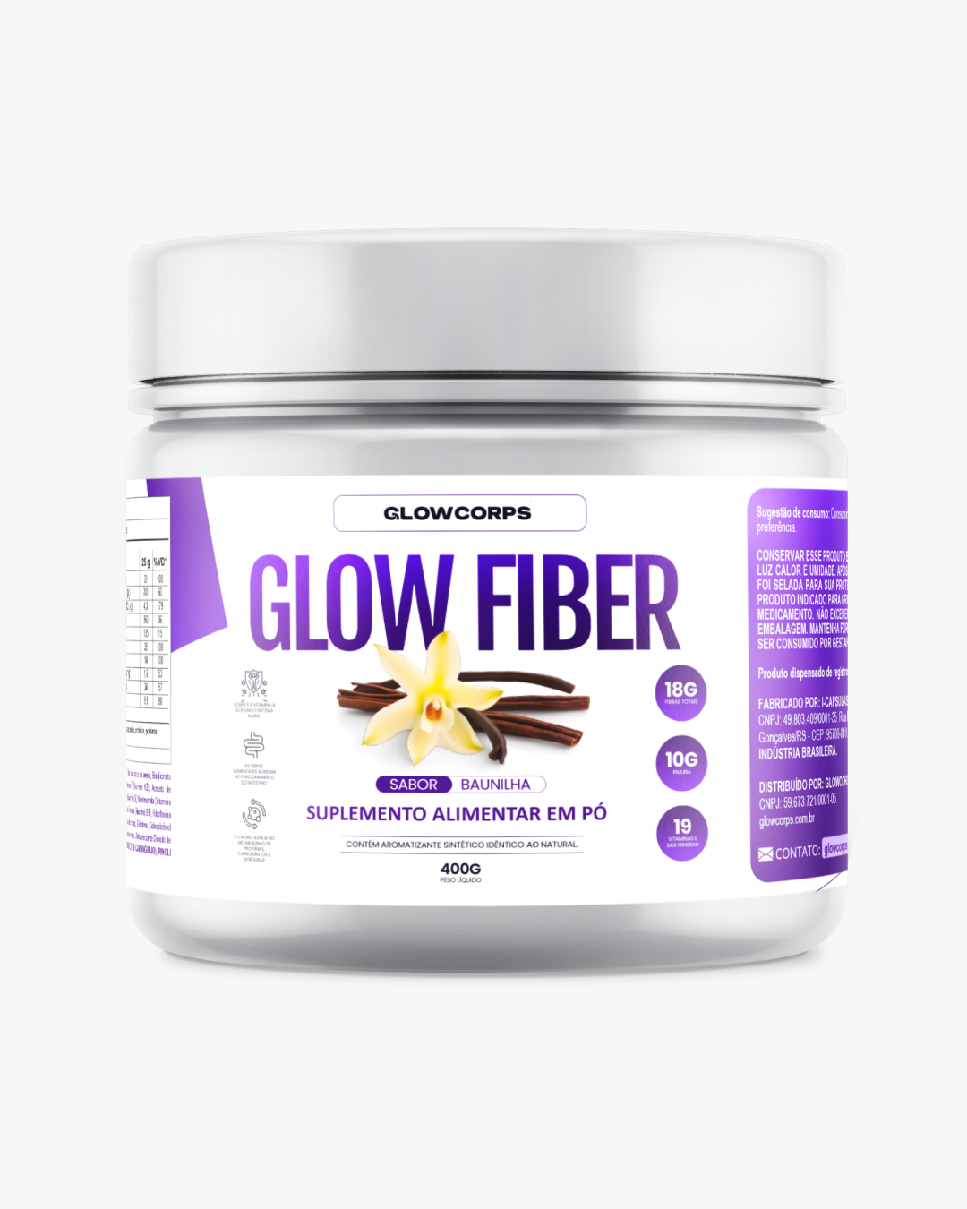 Combo RESET - Sono Perfeito | 01 Chá GlowSleep | 01 Shake GlowFiber