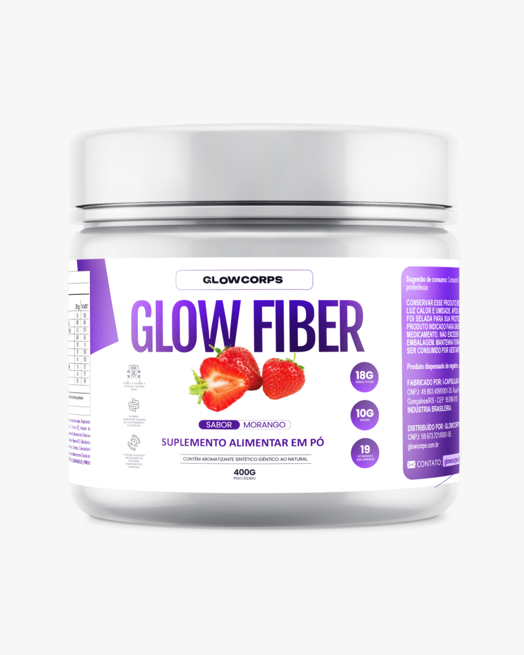 Shake GlowFiber Morango
