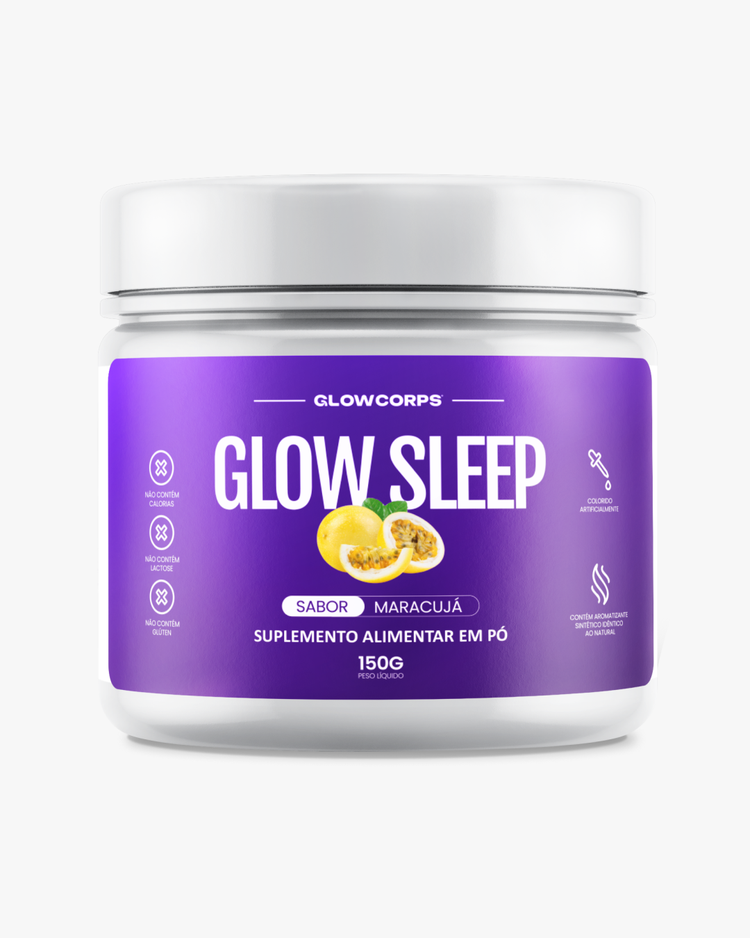 Combo SECA BARRIGA: -10kg em 30dias | 02 Shake GlowFiber | 01 GlowDetox | 01 GlowSleep | 01 Glow Thermo | 01 Glow Control